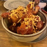 Cauliflower wings with lemon mayo  at Meet Vegano in Malaga