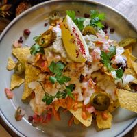 Nachos (big portion) at Meet Vegano in Malaga