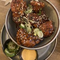 Sweet chilli cauliflower   at Meet Vegano in Malaga