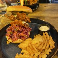 Shroom burger  at Meet Vegano in Malaga