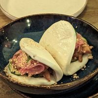 Bao buns at Meet Vegano in Malaga