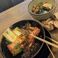 I couldn't be bothered to finish either the deep fried olives or the Meet sandwich at Meet Vegano in Malaga