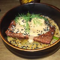 Main dish at Meet Vegano in Malaga