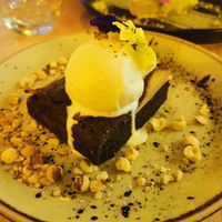 Brownie at Meet Vegano in Malaga