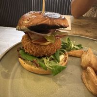 Holy burger  at Meet Vegano in Malaga