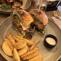 The holy burger  at Meet Vegano in Malaga