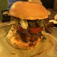 Crispy burgerrs  at Meet Vegano in Malaga