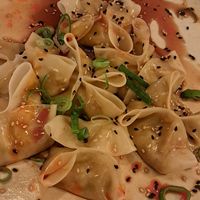 Edamame Truffle Dumplings at Meet Vegano in Malaga