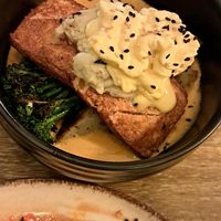 "Salmon" at Meet Vegano in Malaga