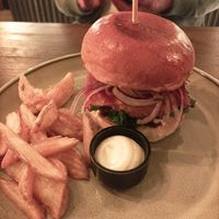 The Holy Burger  at Meet Vegano in Malaga