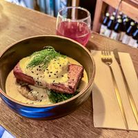 Sal'm broccolini bowl #Veganuary at Meet Vegano in Malaga