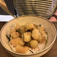 Crispy rosemary olives starter #Veganuary at Meet Vegano in Malaga