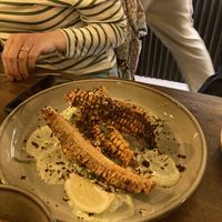 Our favourite- barbecue corn ribs  at Meet Vegano in Malaga