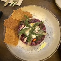 Rote-Beete -Tartar  at Meet Vegano in Malaga