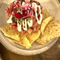 Sea Tomato Tartare  at Meet Vegano in Malaga