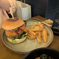 The Holy Burger at Meet Vegano in Malaga