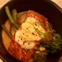 SALM'N BROCCOLINI BOWL  at Meet Vegano in Malaga