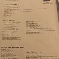 Drinks Menu page 2 at Meet Vegano in Malaga