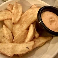 Fries with great texture   at Meet Vegano in Malaga