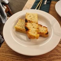 Dry focaccia at Meet Vegano in Malaga