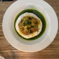 Fried olives  at Meet Vegano in Malaga