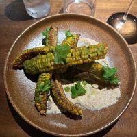 Corn appetizer   at Meet Vegano in Malaga