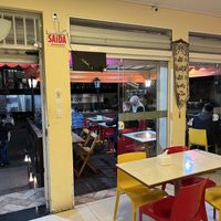 From inside out   at Kebab Faruk in Florianopolis