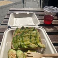 Avocado on Toast | Pan Tostado con Aguacate (🍴 my own)  at Hasta Muerte Coffee in Oakland