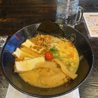 spicy creamy vegan ramen  at Oozu in Champaign