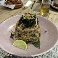 Nasi goreng at Ayubowan in Glossop