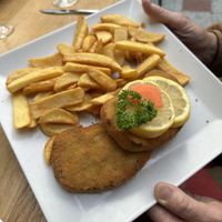 Vegetable Schnitzel   at Weinhaus Drosselhof in Ruedesheim Am Rhein