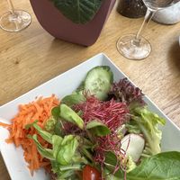 Small salad  at Weinhaus Drosselhof in Ruedesheim Am Rhein