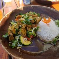 Fried jackfruit with vegetables (weekly menu) at Dong Da in Berlin