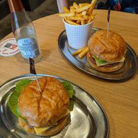 Vegan burgers at Huxtaburger Highgate in Highgate