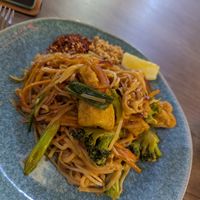 Vegan pad thai at Lemongrass Thai Street Food in Sheffield