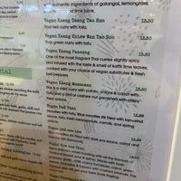 Menu June 2025  at Lemongrass Thai Street Food in Sheffield