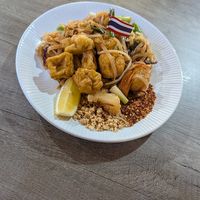 Vegan tofu pad Thai at Lemongrass Thai Street Food in Sheffield