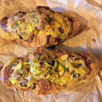 Vegan Pistachio Croissant at GreenNest in Cambridge