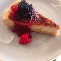 Vegan Cheese cake at MYND Adeje in Tenerife