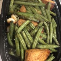 Sautéed infusion - tofu- string bean   at Mógū Modern Chinese Kitchen in Farmingdale