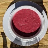 Salmorejo at Tetería Almedina Baraka in Almeria