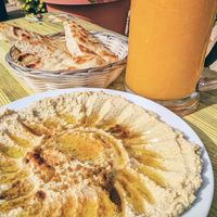 Hummus at Tetería Almedina Baraka in Almeria