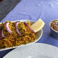 Vegan Biryani  at Indian Crown in Tenerife