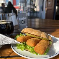 Veganes Fischbrötchen  at MS Nordertor in Husum