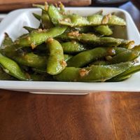 Garlic Edamame at Tane Vegan Izakaya in Berkeley