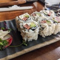 Philadelphia rolls at Tane Vegan Izakaya in Berkeley