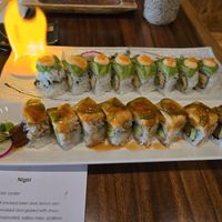 Sunset (top), Point reyes (bottom) at Tane Vegan Izakaya in Berkeley