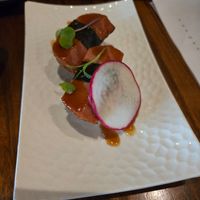 Bean curd nigiri at Tane Vegan Izakaya in Berkeley