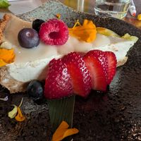 Yuzu Cheesecake at Tane Vegan Izakaya in Berkeley