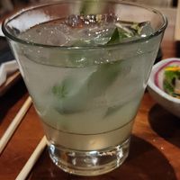Basil mojito at Tane Vegan Izakaya in Berkeley
